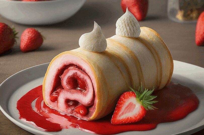 Omas-Erdbeerrolle Omas Erdbeerrolle