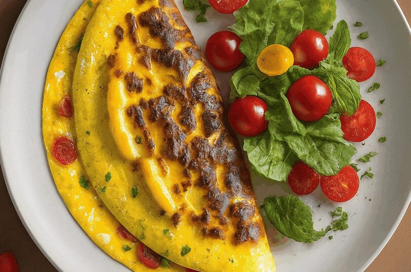 Omelett-–-Omelett-Mit-Kaese-Und-Tomaten Omelett – Omelett Mit Käse Und Tomaten