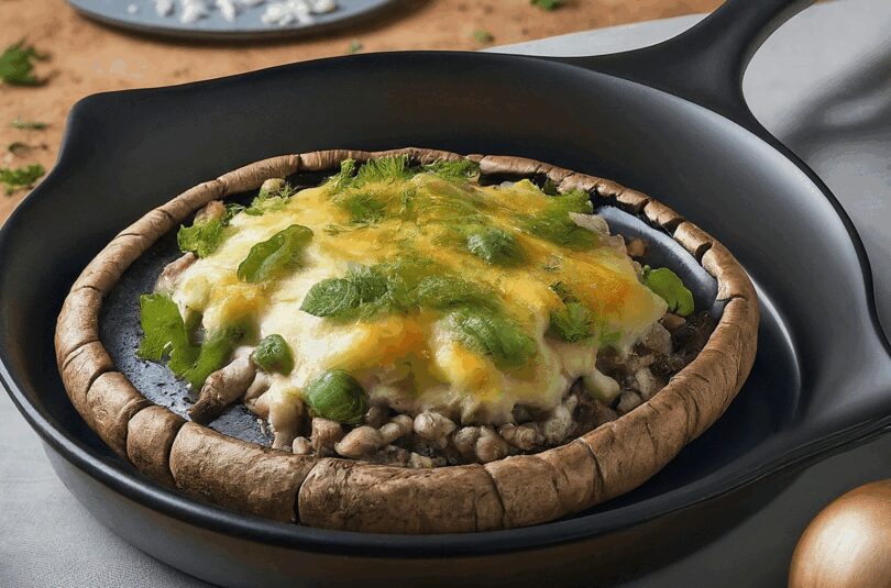 Portobello-Pilze-aus-dem-Backofen-–-Gefuellte-und-Ueberbackene-Portobello-Pilze Portobello-Pilze aus dem Backofen – Gefüllte und Überbackene Portobello Pilze