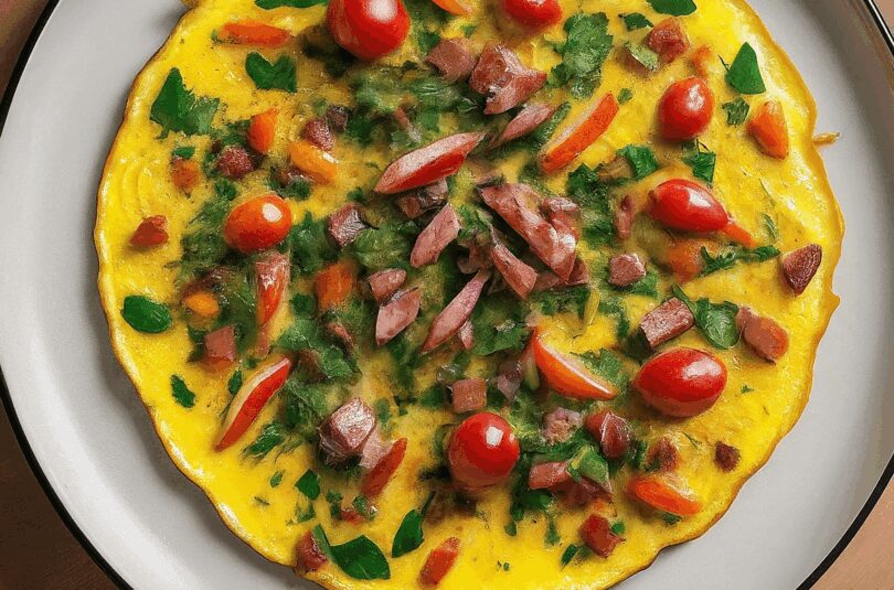 Räucherlachs-Omelette