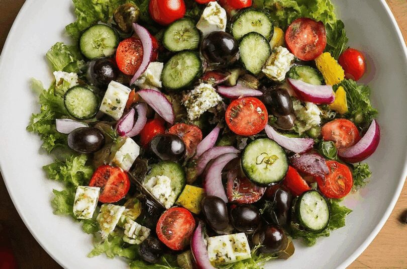 Rezept Griechischer Salat – Griechischer Bauernsalat