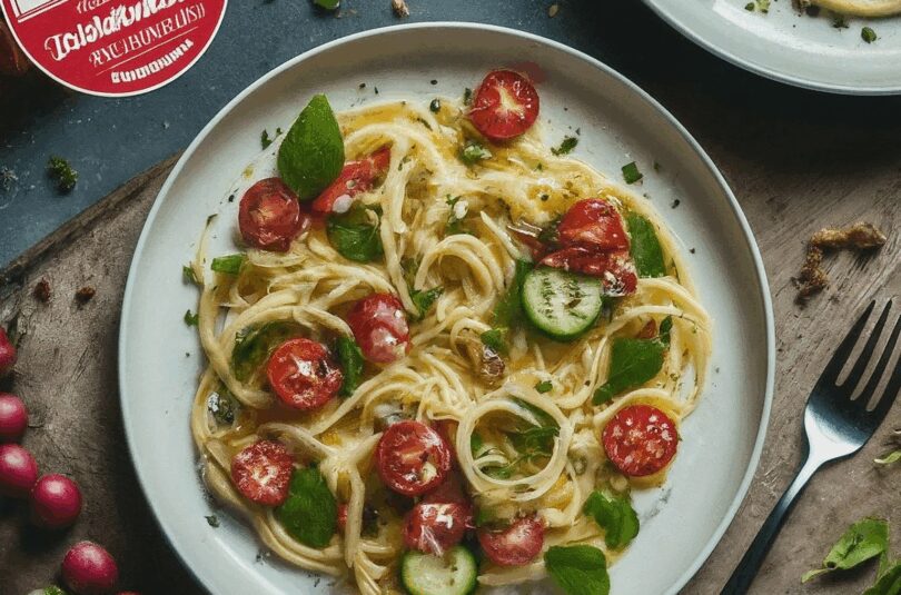 Rezept Spaghettisalat – Der perfekte Sommersalat