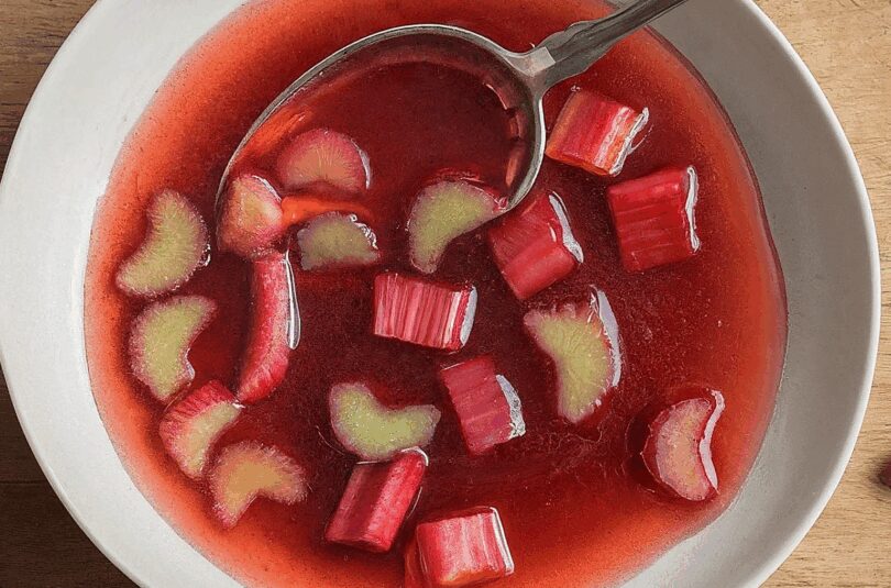 Rhabarbersirup – Schälen oder Nicht?