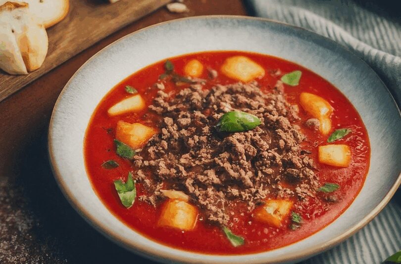 Rindfleisch Kalorien – Omas Pizzasuppe