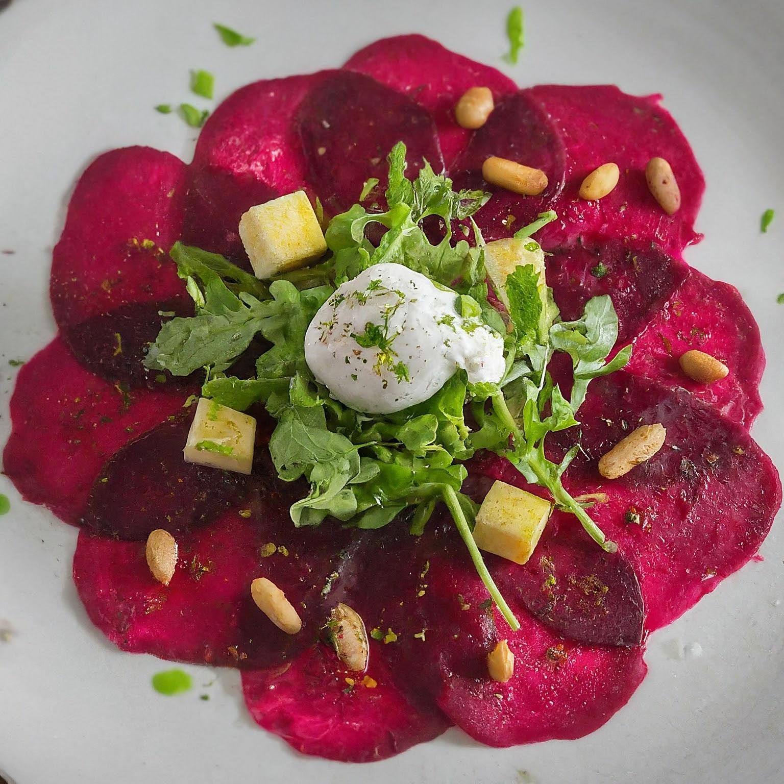 Rote-Bete-Carpaccio Rote-Bete-Carpaccio