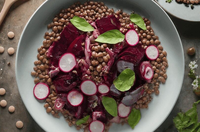 Rote Bete Linsen Salat – Rote Linsen Salat Mit Roter Bete