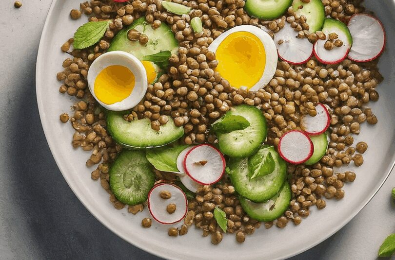 Roter Linsen Salat – erfrischend & leicht