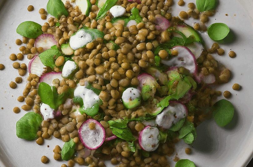 Roter Linsen Salat – erfrischend und gesund