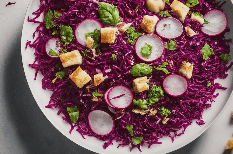 Rotkohl Salat – Schneller Rotkohlsalat
