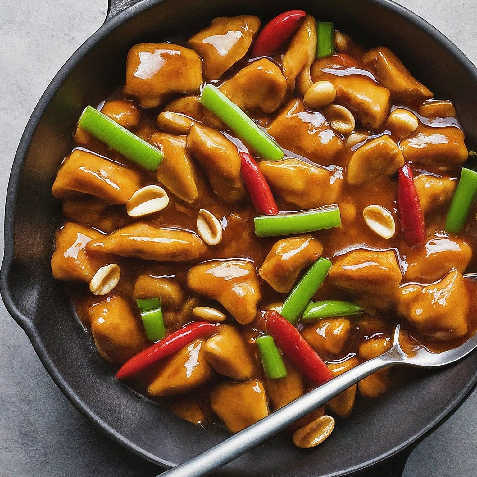 Scharfes-Kung-Pao-Chicken Scharfes Kung Pao Chicken