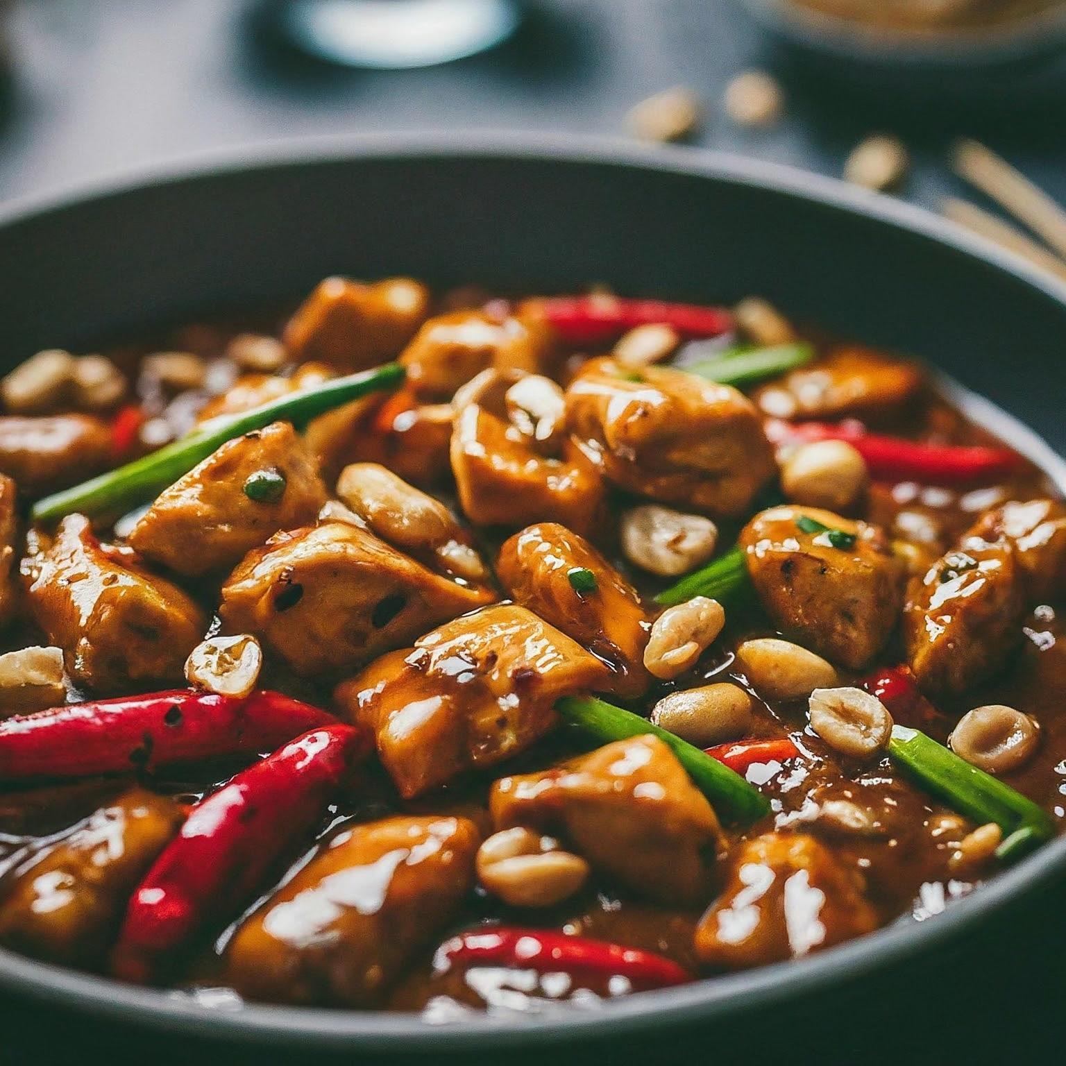 Scharfes-Kung-Pao-Chicken Scharfes Kung Pao Chicken