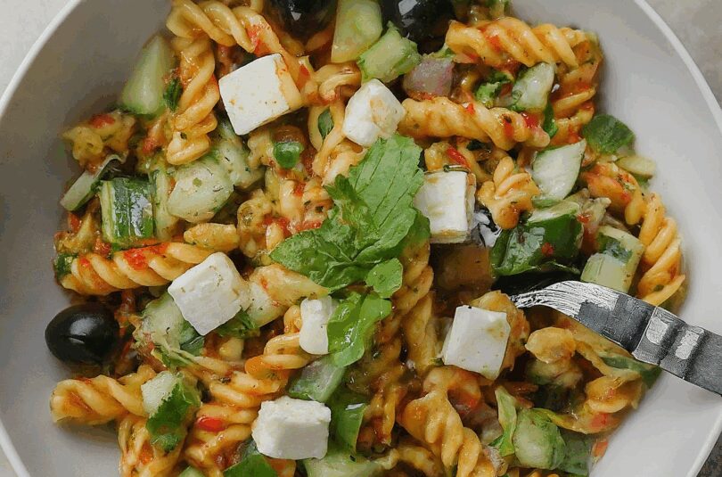Schneller Kritharaki-Salat – Blitzschneller Nudelsalat Mit Kritharaki Nudeln