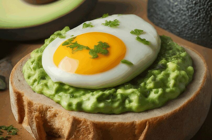 Schnelles Avocado-Ei-Brot