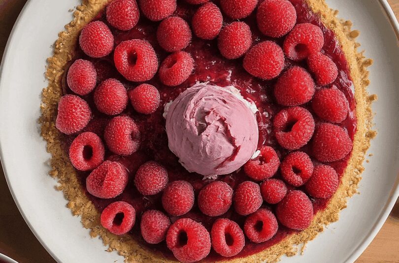 Schnelles Himbeer Dessert