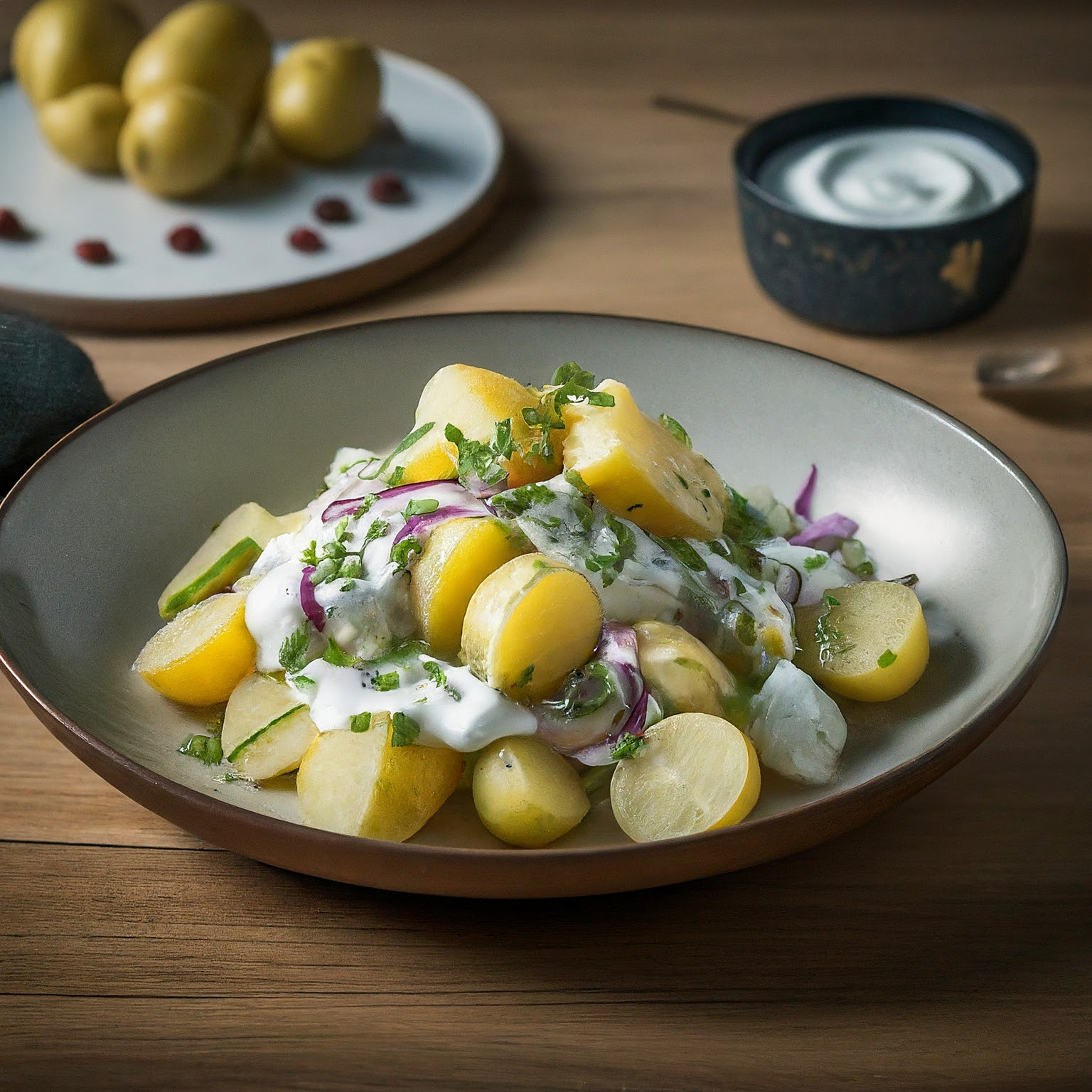 Sommerlicher-Kartoffelsalat-mit-Joghurt-–-Leichter-Kartoffelsalat-mit-Joghurt Sommerlicher Kartoffelsalat mit Joghurt – Leichter Kartoffelsalat mit Joghurt