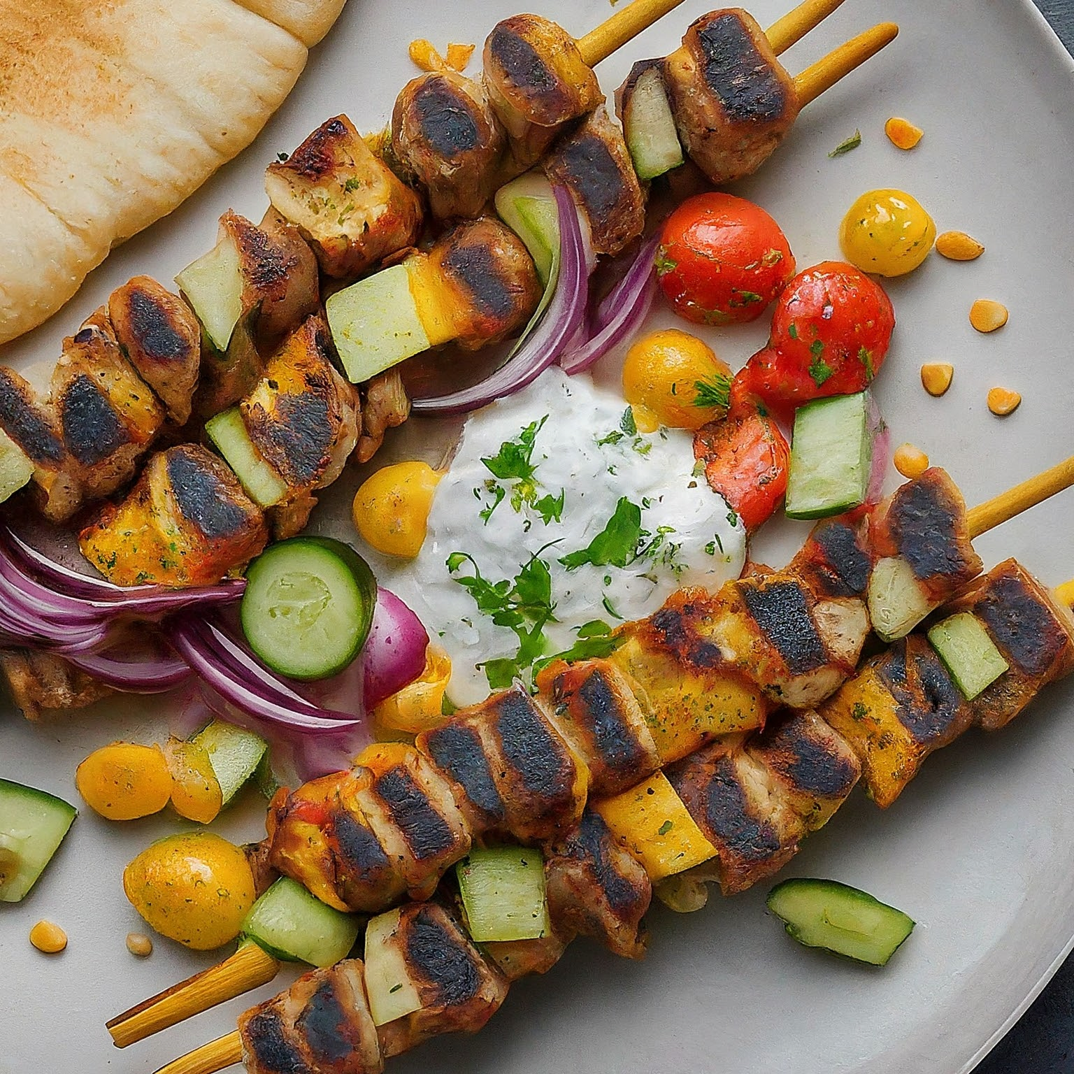 Souvlaki-Spiesse-–-Souvlaki-Mit-Tsatsiki Souvlaki Spieße – Souvlaki Mit Tsatsiki