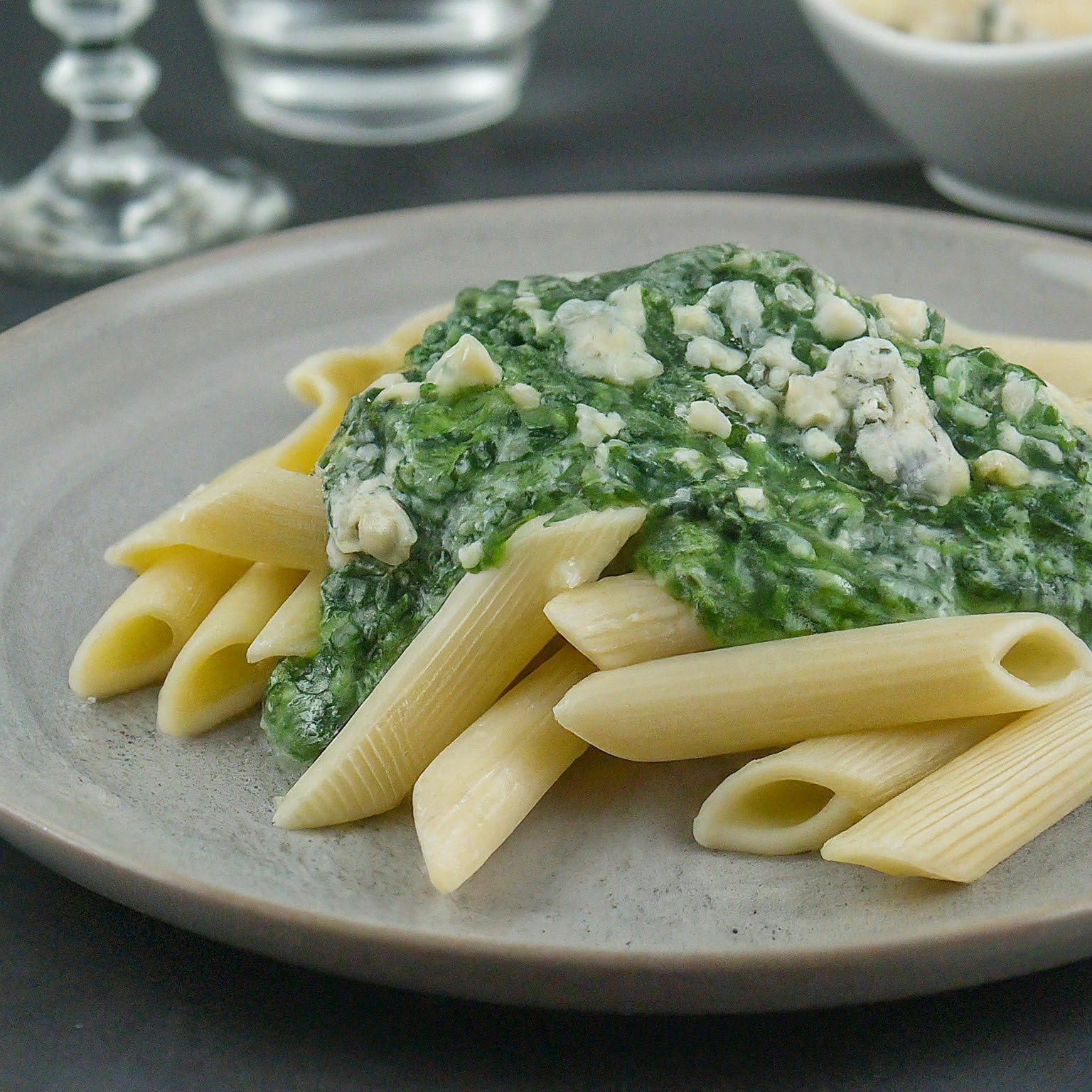 Spinat-Gorgonzola-Sauce-–-Penne-Mit-Spinat-Gorgonzola-Sauce Spinat Gorgonzola Sauce – Penne Mit Spinat Gorgonzola Sauce