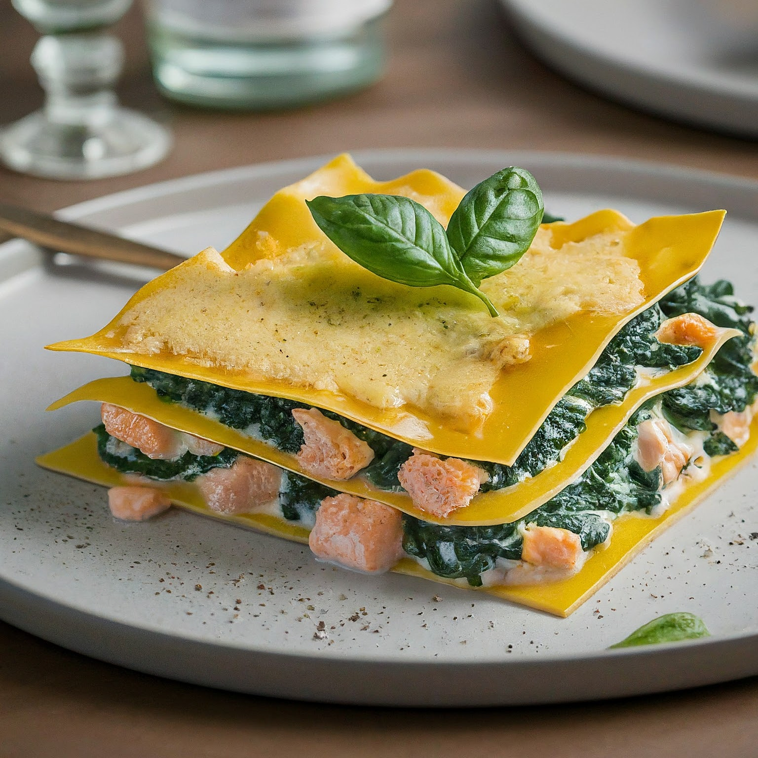 Spinat-Lachs-Lasagne-–-Lachs-Lasagne-Mit-Spinat Spinat Lachs Lasagne – Lachs Lasagne Mit Spinat