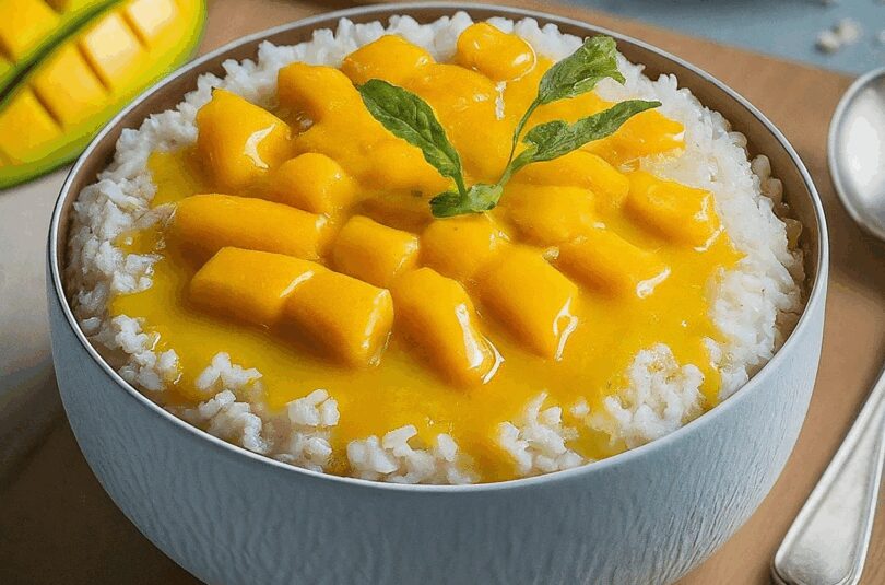 Sticky-Mango-Rice-–-Exotisches-Dessert Sticky Mango Rice – Exotisches Dessert