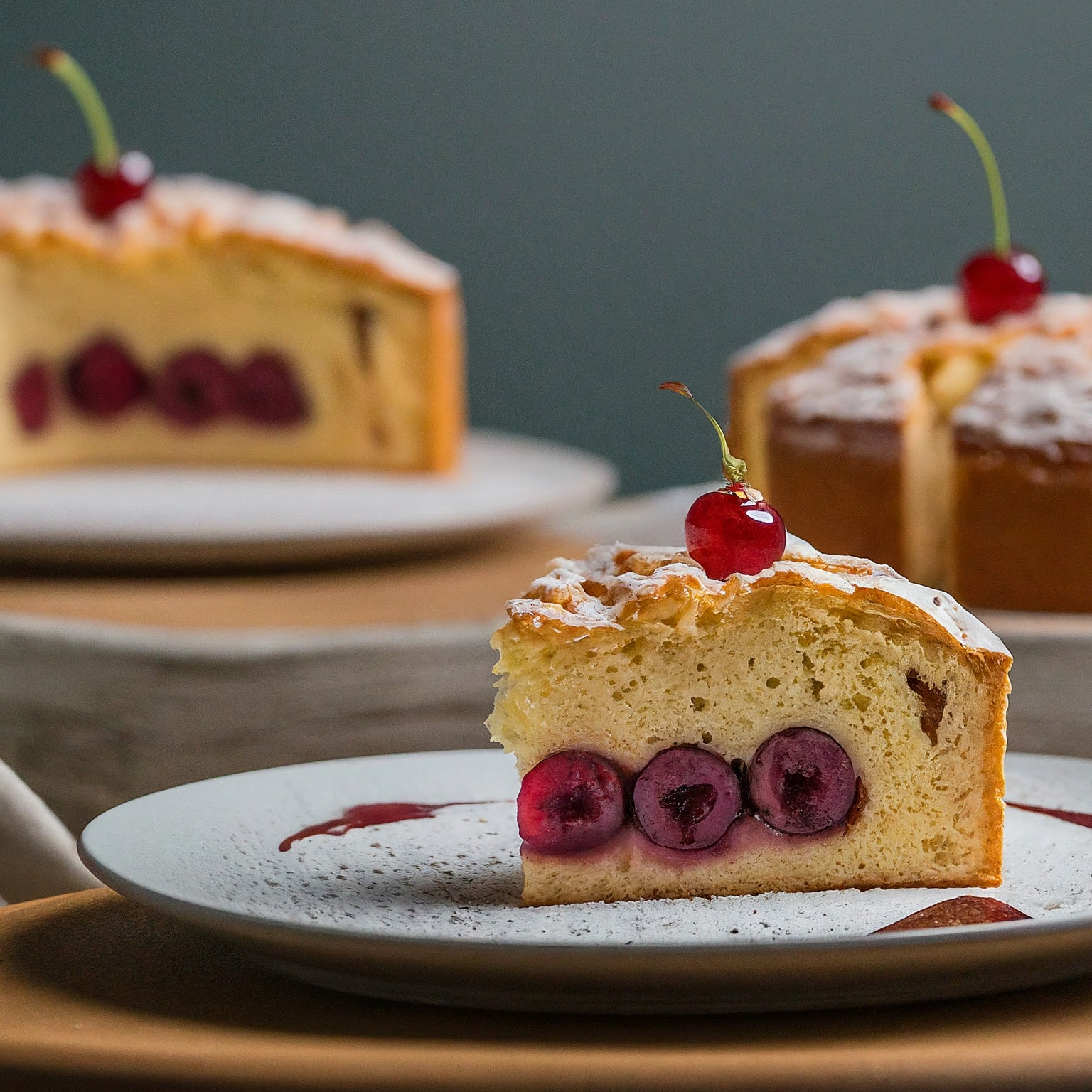 Stracciatella-Kirsch-Torte Stracciatella Kirsch Torte