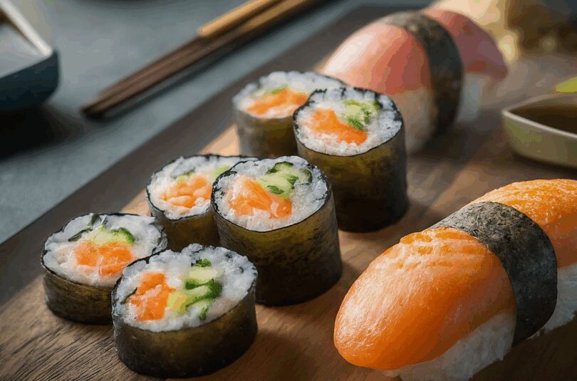 Sushi-Rezept-–-Maki-Sushi-fuer-Anfaenger-und-Geniesser Sushi Rezept – Maki Sushi für Anfänger und Genießer