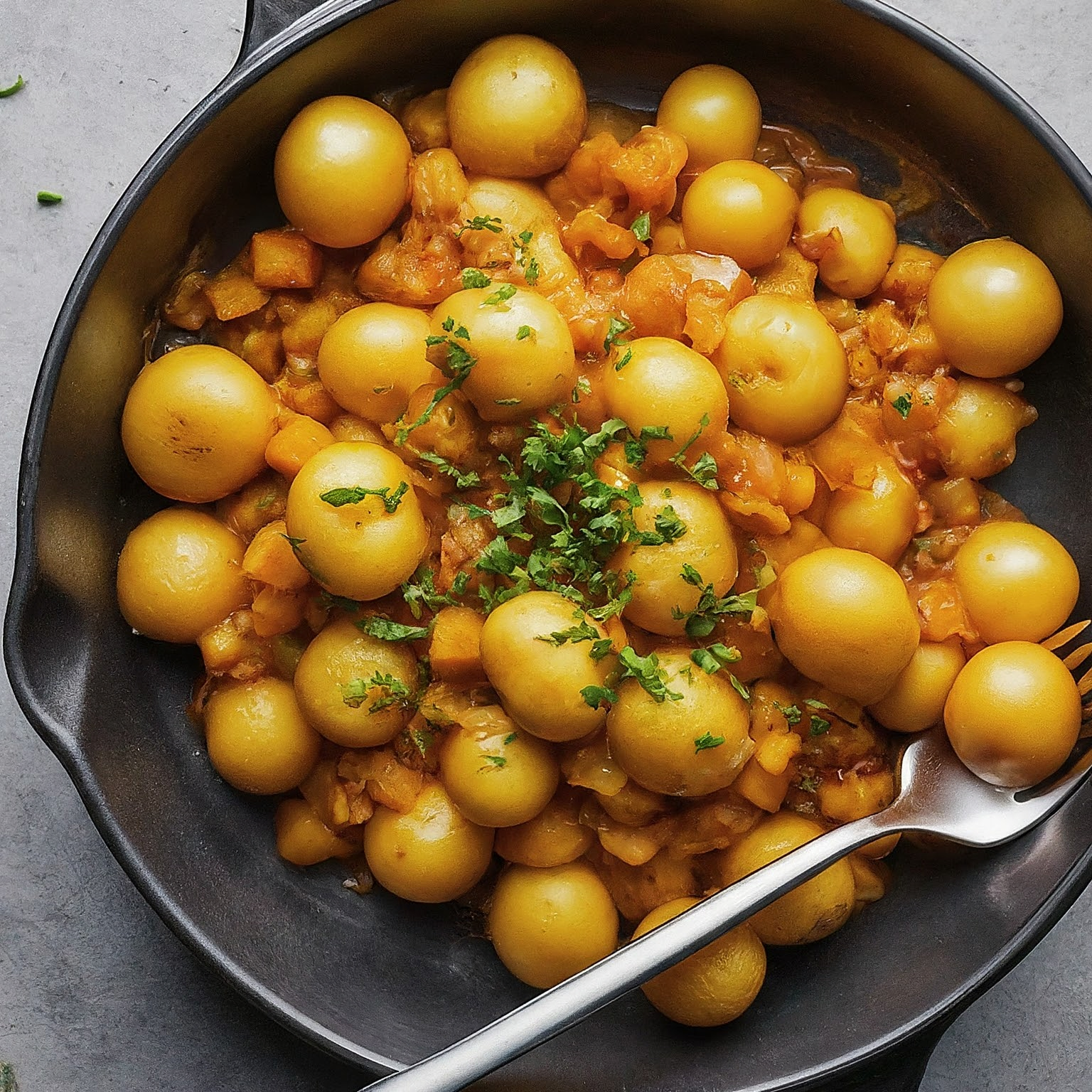 Syrische-Kartoffeln-–-Batata-Harra Syrische Kartoffeln – Batata Harra