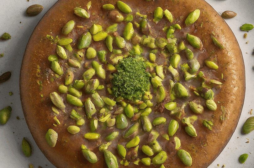 Tel-Kadayif-–-Knuspriges-Engelshaar-mit-Pistazien Tel Kadayif – Knuspriges Engelshaar mit Pistazien