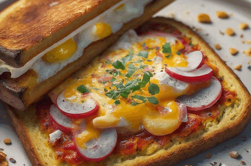 Toast Airfryer – Toast nach Flammkuchenart