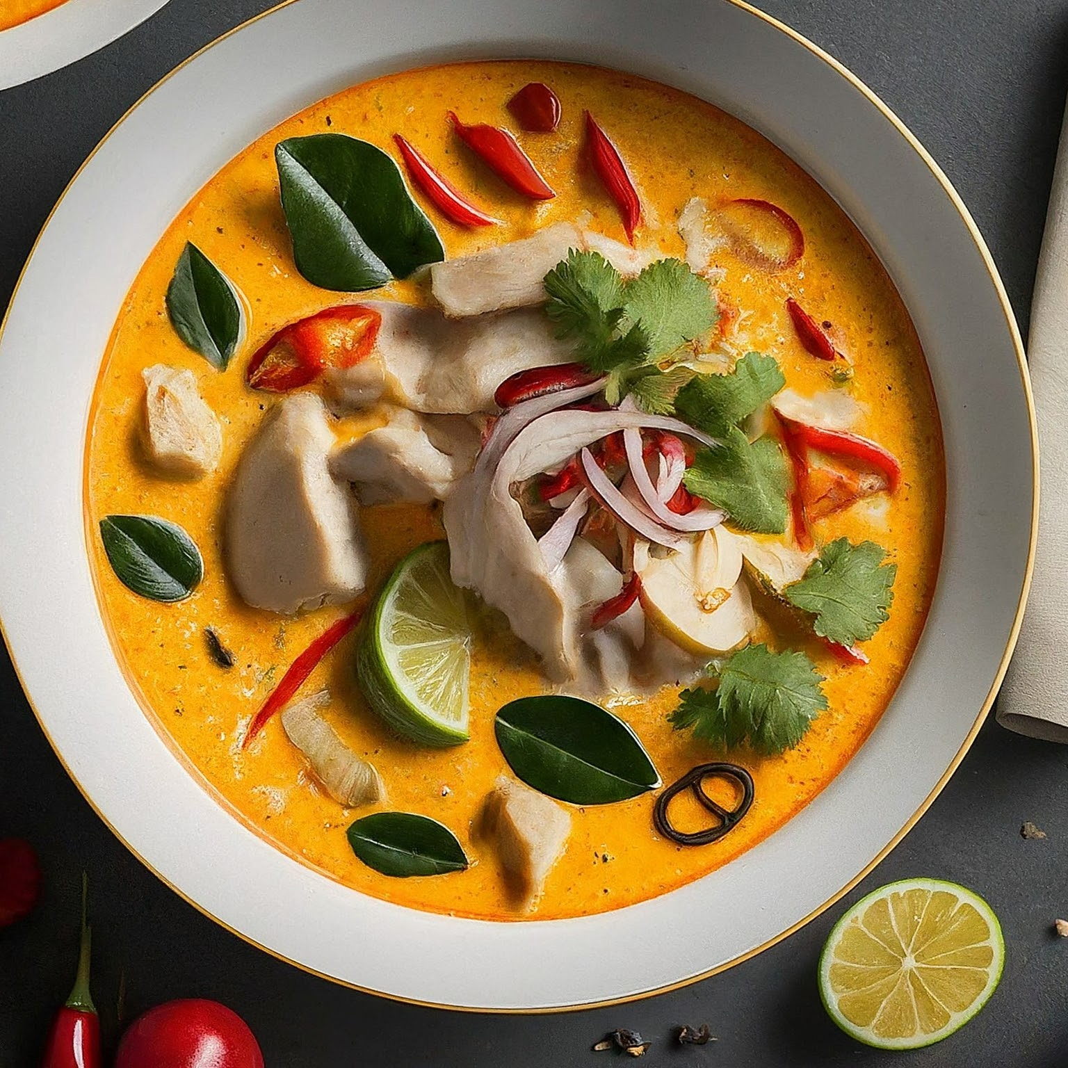 Tom-Kha-Gai-Rezept-Original-–-Tom-Kha-Gai-Die-Beruehmte-Huehnersuppe-Mit-Kokosmilch-Und-Galgant Tom Kha Gai Rezept Original – Tom Kha Gai Die Berühmte Hühnersuppe Mit Kokosmilch Und Galgant