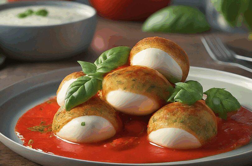 Tomate Mozzarella Hähnchen – Mozzarella Haehnchen In Basilikum Sahnesauce