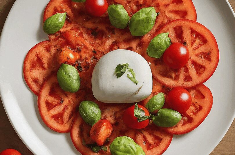 Tomate Mozzarella Platte – Mozzarella mit Tomaten