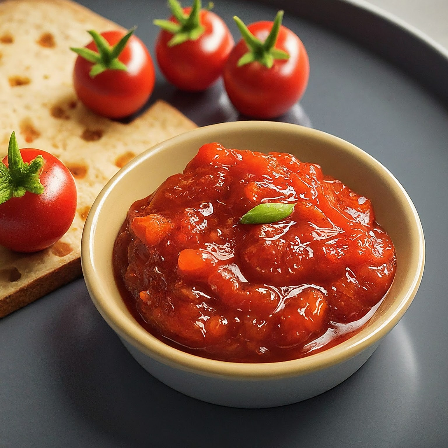 Tomaten-Chutney-–-Omas-Tomaten-Zwiebel-Chutney Tomaten Chutney – Omas Tomaten Zwiebel Chutney