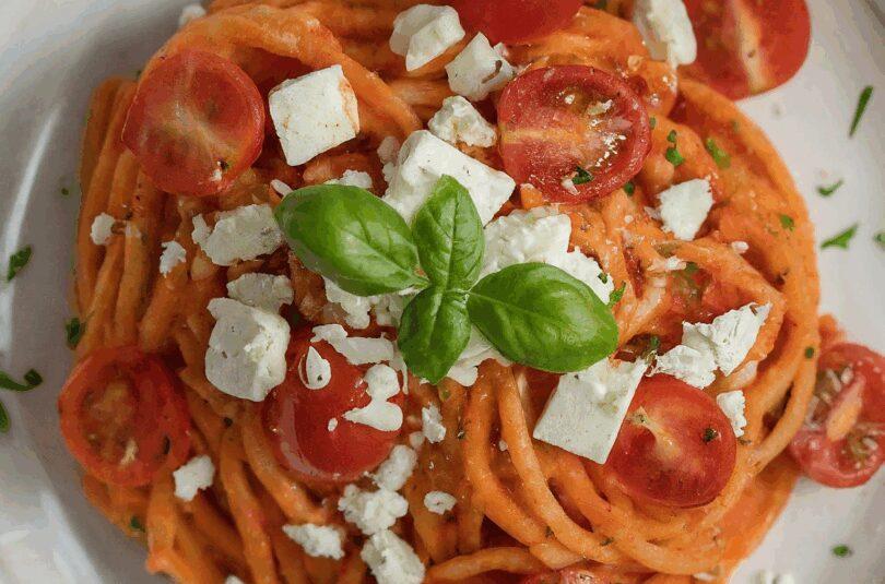 Tomaten-Feta Pasta Ofen – Ofen Feta Spaghetti