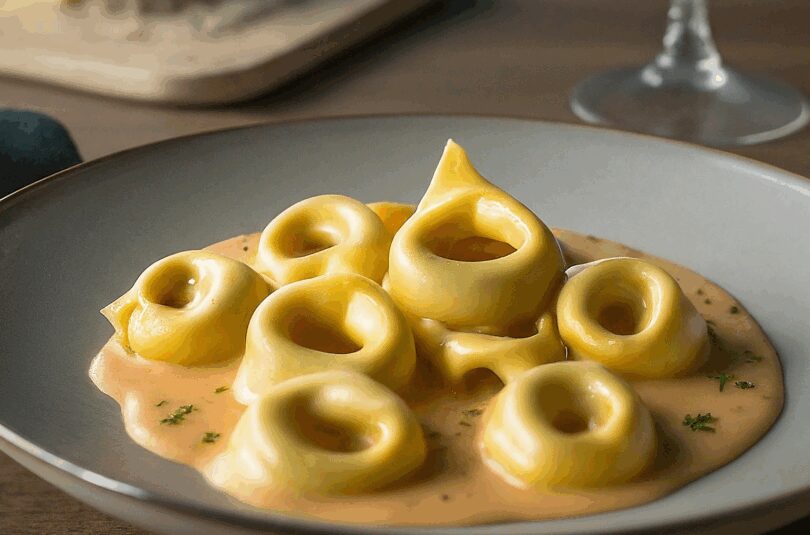Tortellini in Käse-Sahne-Sauce