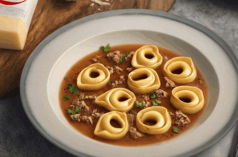 Tortellini in Schinken-Käse-Sahne-Soße