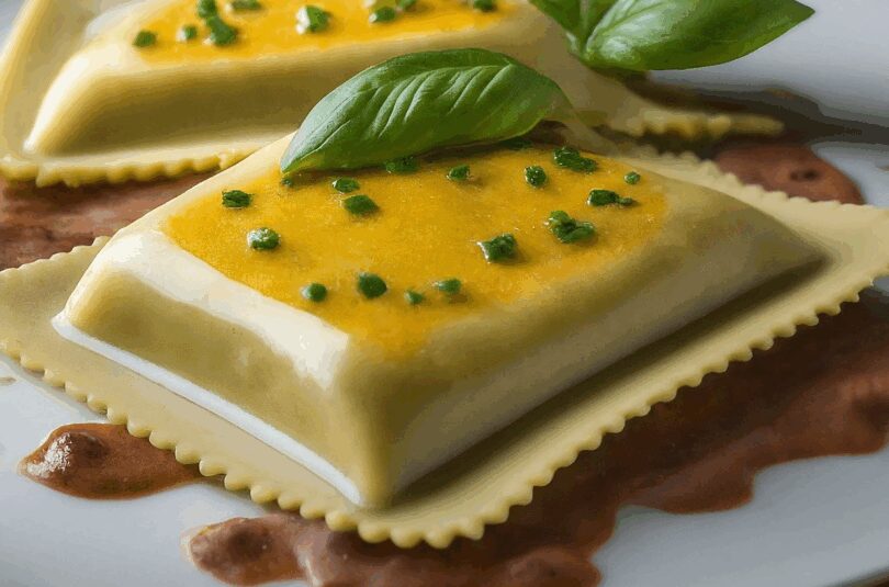 Überbackene Maultaschen