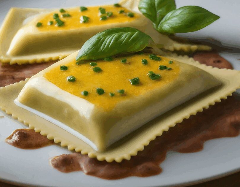 Überbackene Maultaschen