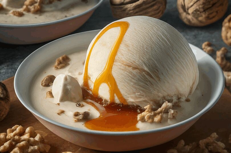 Walnusseis – Walnuss Eis Mit Ahornsirup