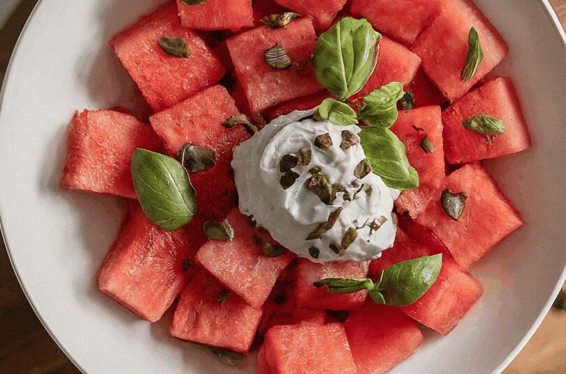 Wassermelonen Bowle – Bowle mit Wassermelone