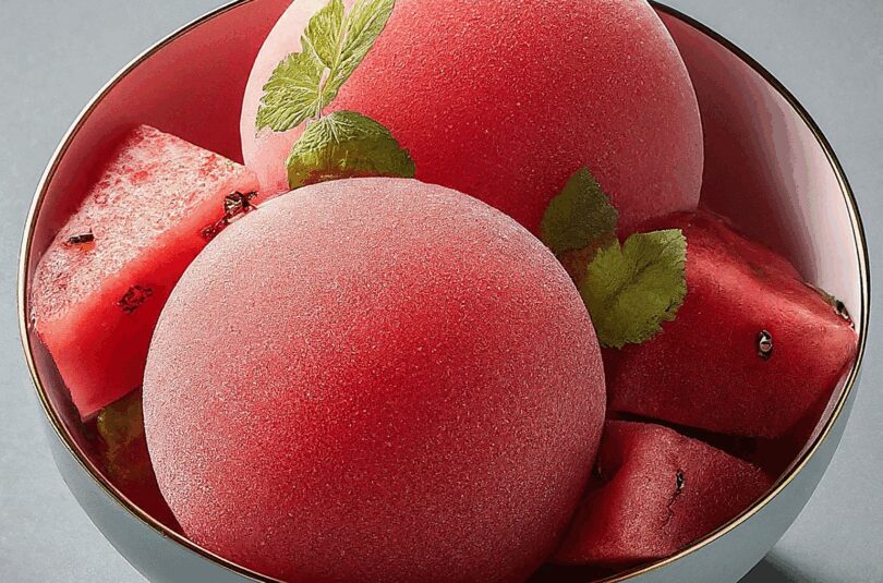 Wassermelonen Sorbet – Wassermelonensorbet