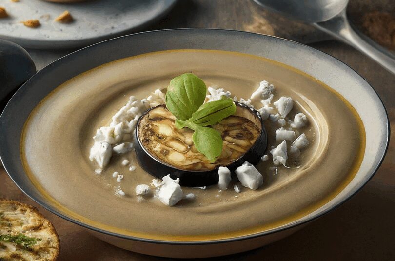 Weltbeste Auberginencreme mit Feta