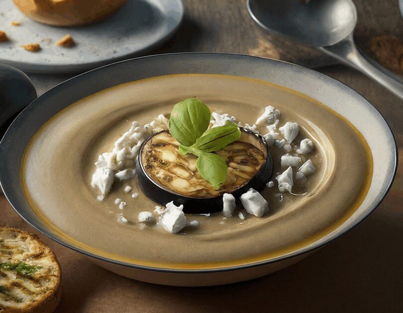 Weltbeste Auberginencreme mit Feta