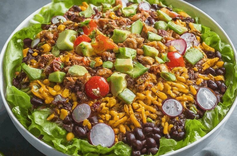 Whatsapp Status Danke Geburtstag: Frischer Taco Salat