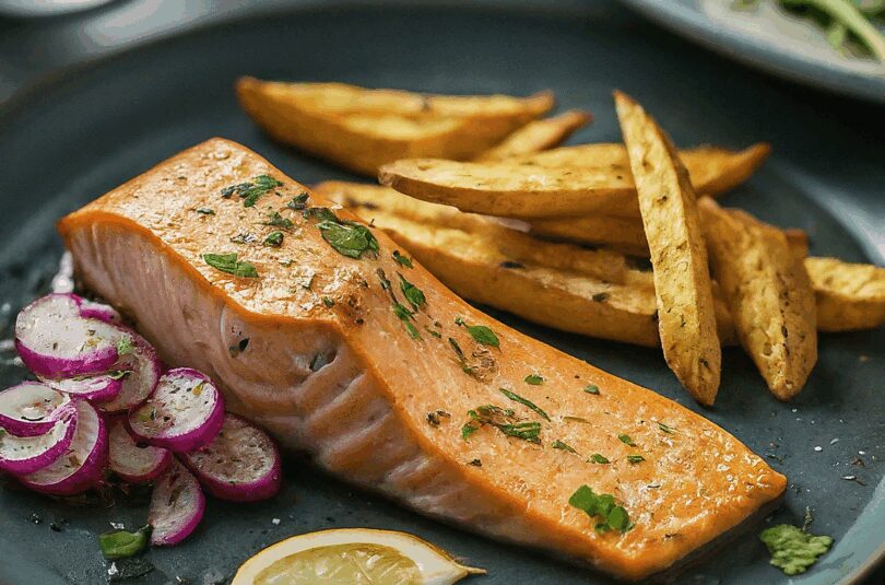 Wie Lange Lachs Im Airfryer – Marinierter Lachs Aus Der Heissluftfritteuse