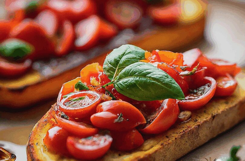 Wie Macht Man Bruschetta – Bruschetta Mit Tomaten Und Knoblauch
