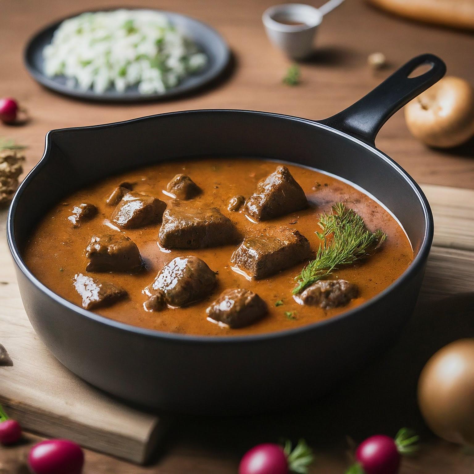 Wildgulasch-von-der-Nilgans Wildgulasch von der Nilgans