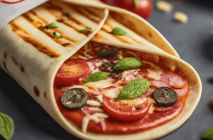 Wrap Pizza – Der schnelle Snack für Pizza-Liebhaber
