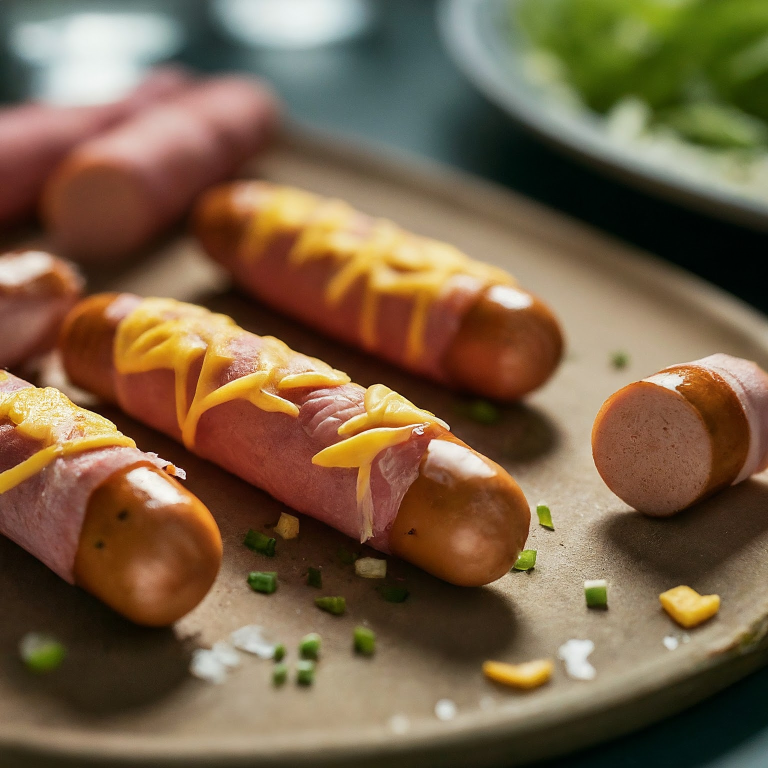 Wuerstchen-im-Schlafrock-–-Kinderleichte-Partysnacks Würstchen im Schlafrock – Kinderleichte Partysnacks
