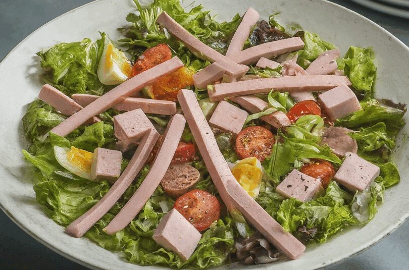 Wurstsalat mit Käse – Käse Wurst Salat