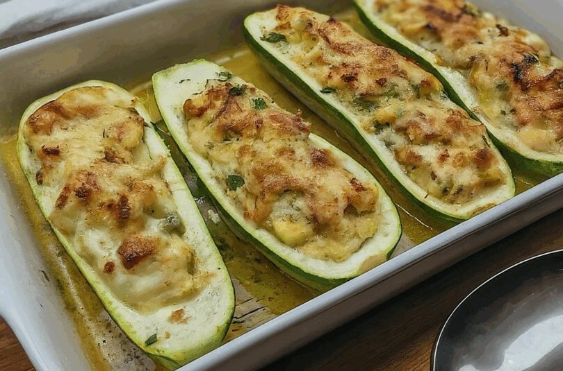 Zucchini im Backofen – Gefüllte Zucchini aus dem Ofen